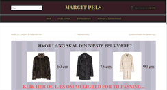 Desktop Screenshot of margitpels.dk